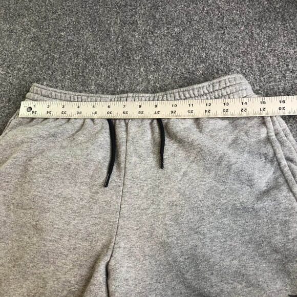 Nike Air Jordan Sweat Shorts Mens Small Gray Fleece Jumpman Logo Pockets Gym - Picture 6 of 12